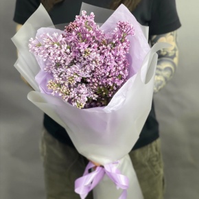 Букет из 9 веток ароматной сирени в Куровском