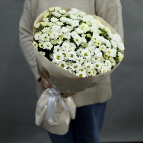 Букет "Милая моя" из 17 хризантем сантини в Куровском