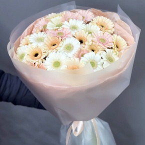 Букет "Гера" из 25 гербер в Куровском