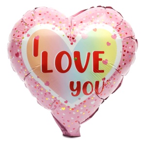 Шар сердце "I love you" в Куровском
