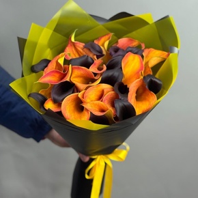 Букет "Карамель" из 29 калл в Куровском