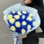 Букет из 15 бело-синих Эквадорских роз в Куровском