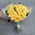 Букет из 21  из пионовидной розы Баттеркап (60 см) в Куровском