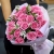 Букет из 21 розовой розы Аква (50 см) в Куровском