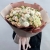 Букет "Шаганэ" из ранункулюсов, хризантем Момоко, озатамнуса, кустовых роз сорта Таня, эустом и гортензий в Куровском Букет "Шаганэ" из ранункулюсов, хризантем Момоко, озатамнуса, кустовых роз сорта Таня, эустом и гортензий в Куровском