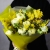 Букет из ранункулюсов и мимозы в Куровском