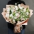 Букет "Полли" из эустом и кустовых пионовидных роз в Куровском