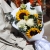 Букет "Солнечный цветочек" из подсолнуха, гиперикума, хризантем и орнитагалума в Куровском