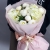 Букет "Белый жемчуг" из гортензий и пионов в Куровском