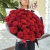 Букет 51 красная роза (50 см) в Куровском