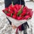 Букет 27 красных тюльпанов в Куровском